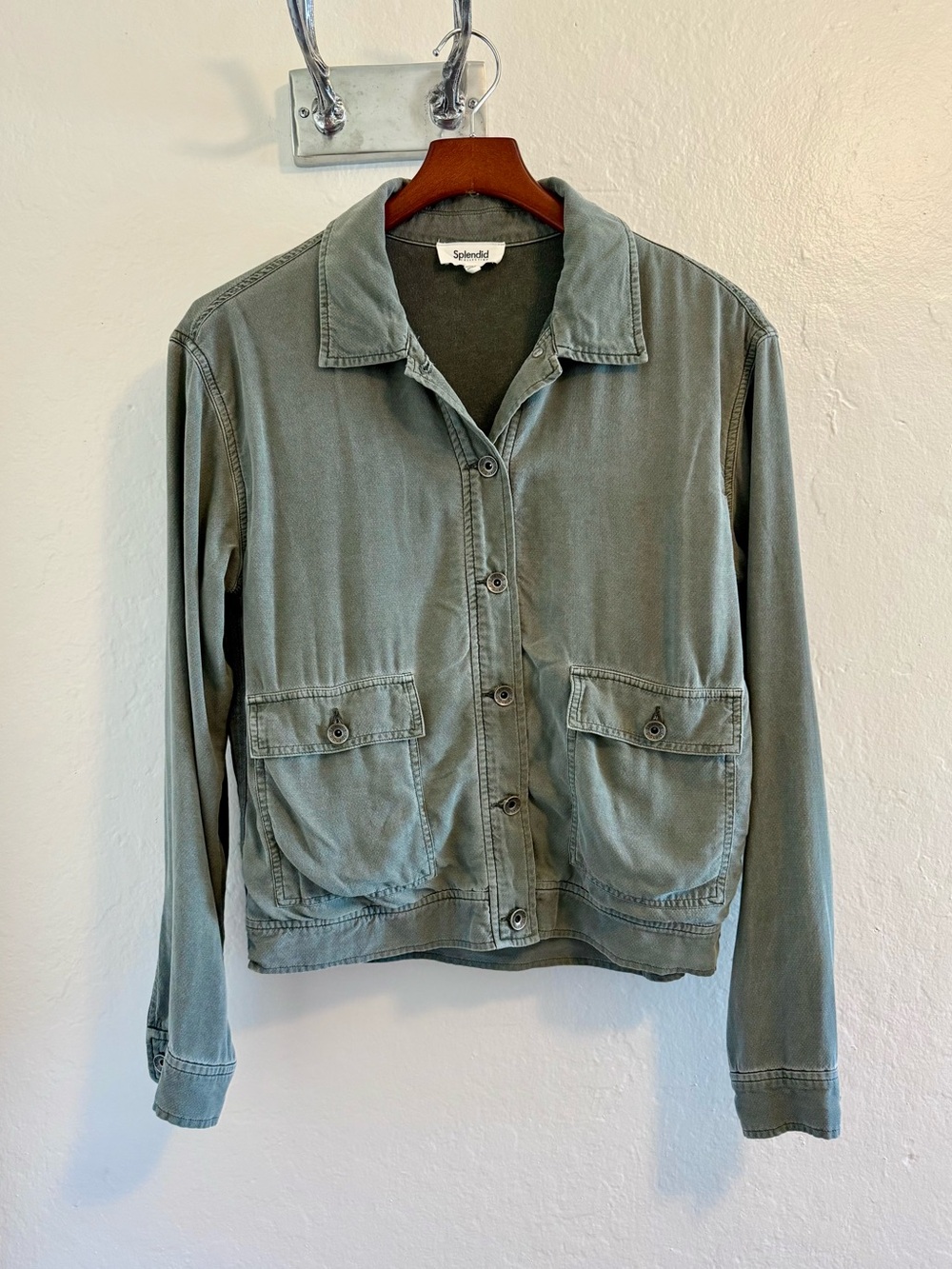 Splendid Poppy Utility Jacket - Picture 6 of 8